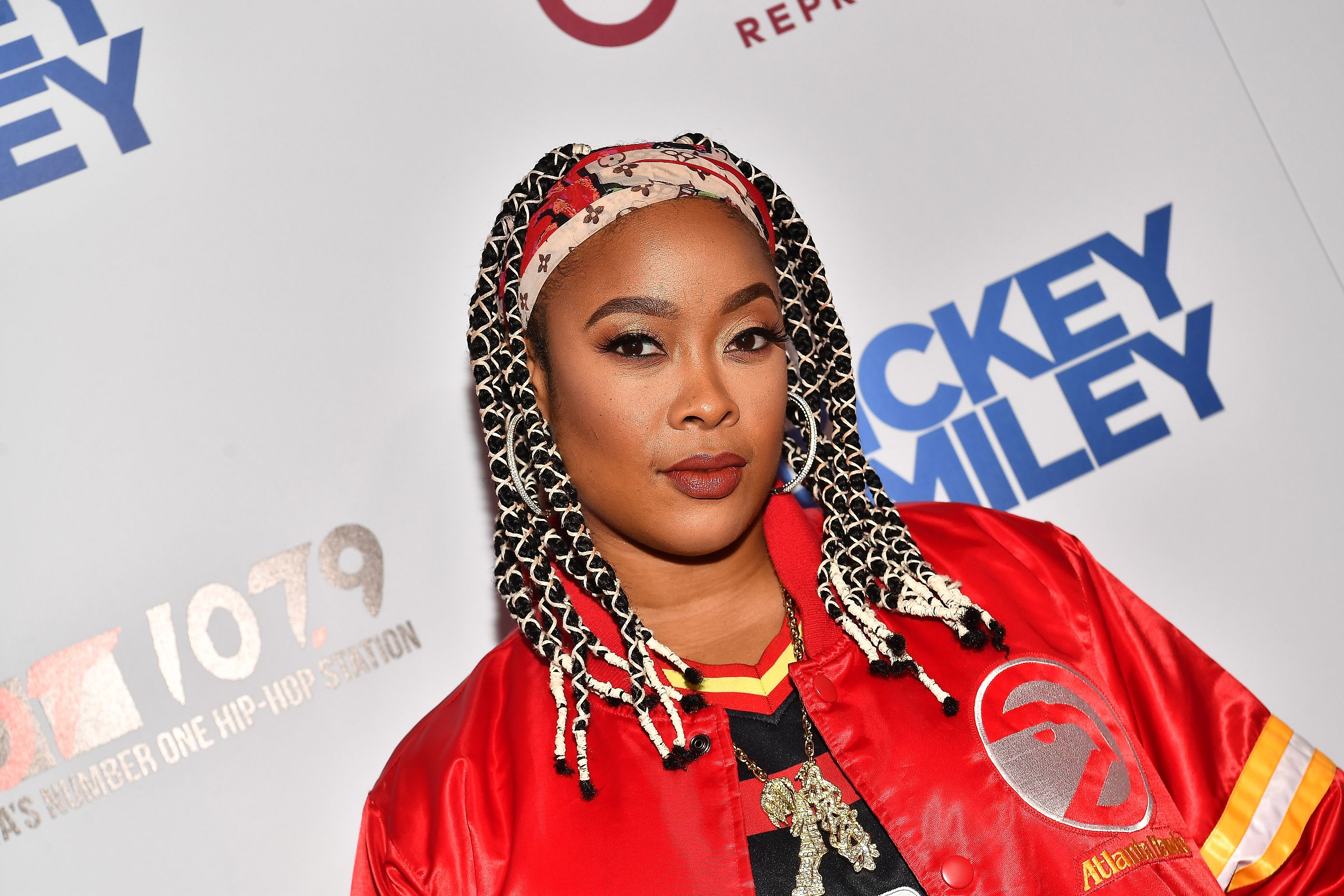 ATLANTA, GA - OCTOBER 23:  Rapper DaBrat attends "Rickey Smiley For Real" Season 5 Premiere screening at Regal Atlantic Station on October 23, 2018 in Atlanta, Georgia.  (Photo by Paras Griffin/Getty Images)
