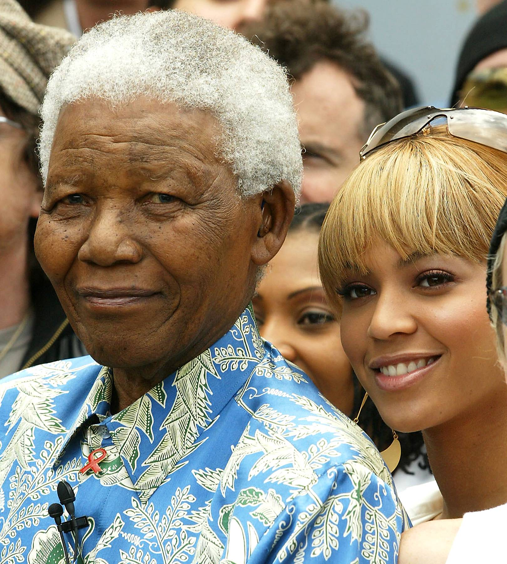 Beyonce, Nelson Mandela