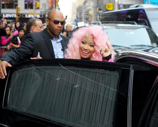 Nicki Minaj Goes to Work - It's obvious that Nicki Minaj is all about her business and she's made quite a splash this week on American Idol. Click through to see why and what else our favorite Barbz is up to!  (Photo: JB Nicholas / Splash News)