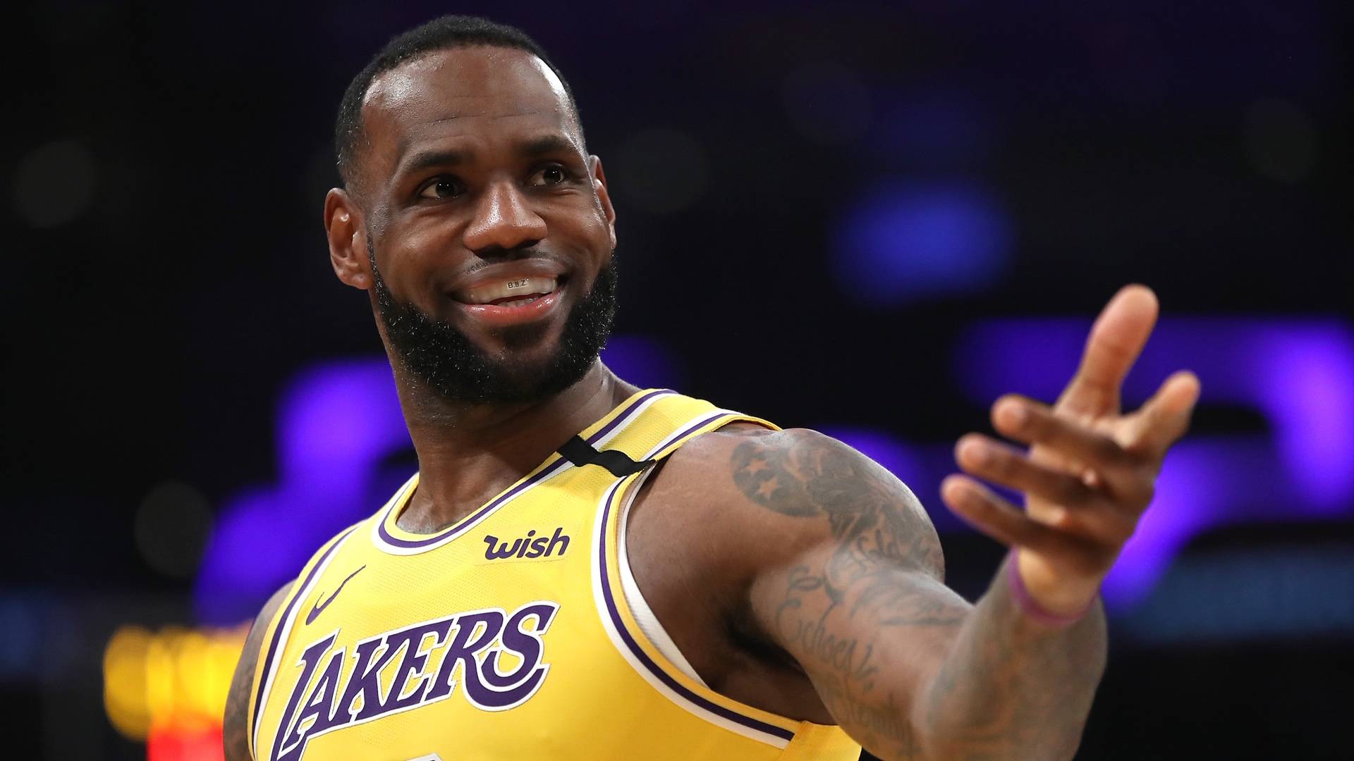 LeBron James on BET Buzz 2020.