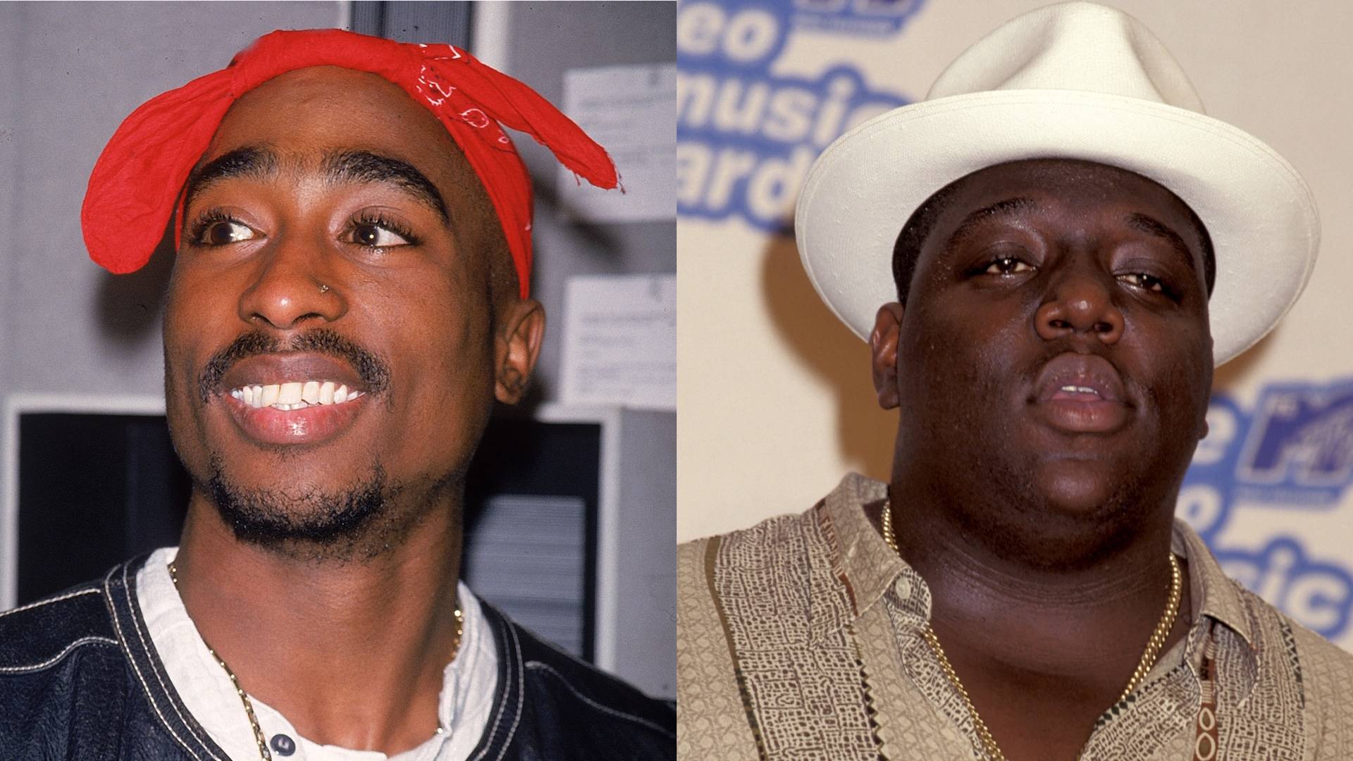 Biggie and Tupac on BET Buzz 2020.