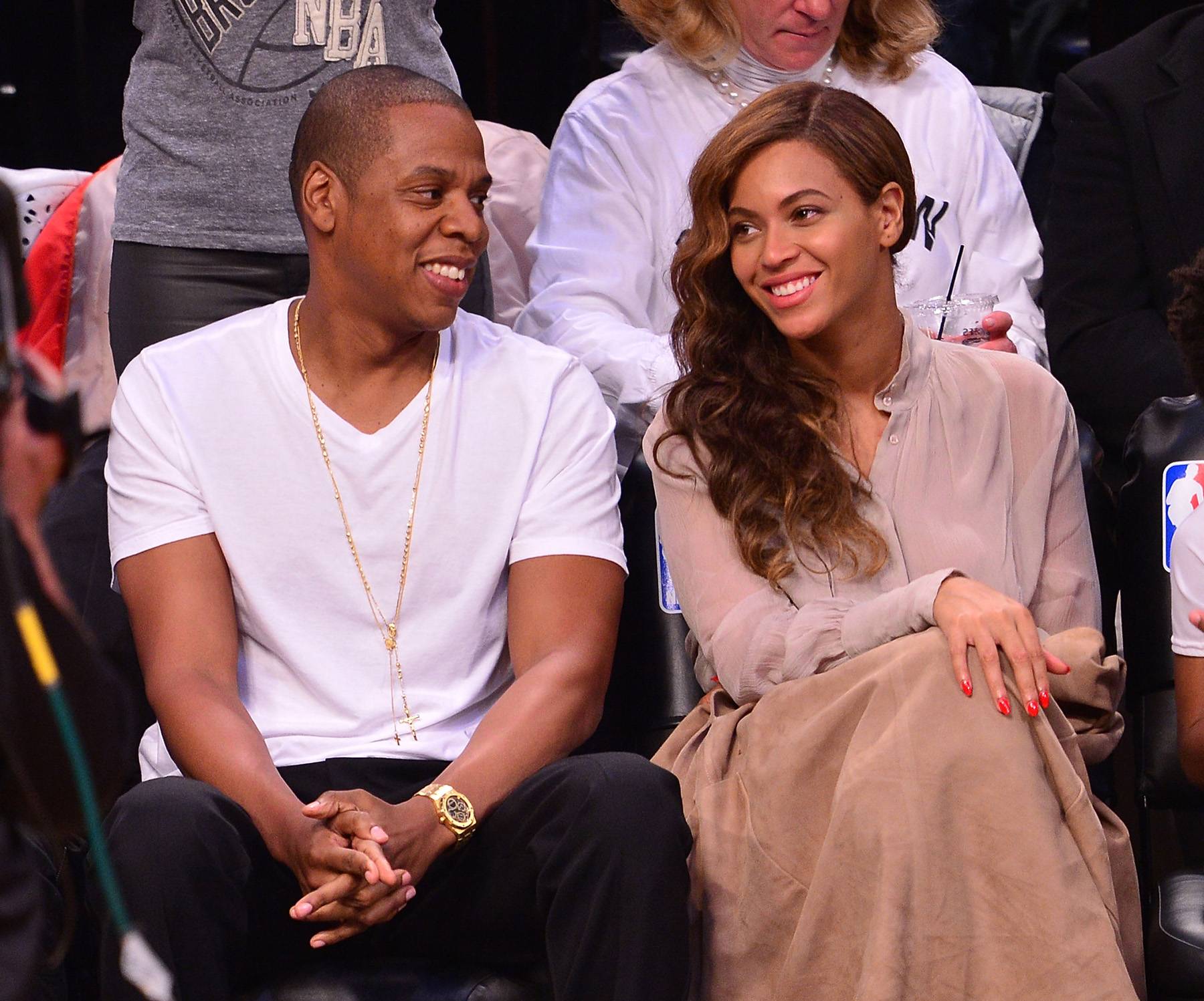 Jay-Z Beyonce Miami Heat Brooklyn Nets Barclays Center