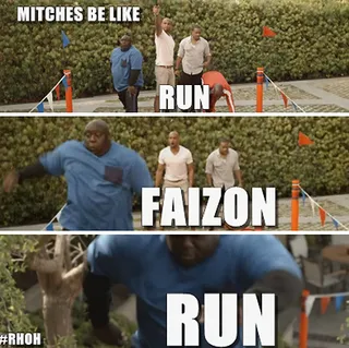 #MitchesBeLike - And Faizon was off to a good start.(Photo: BET)