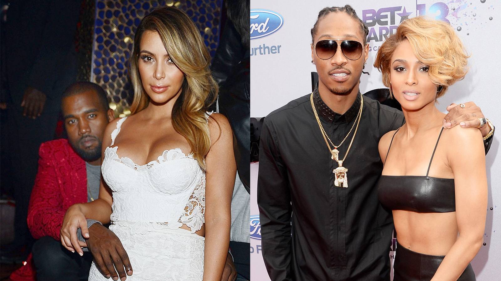 Kanye West, Kim Kardashian, Future, Ciara