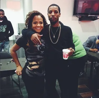 Rockie Fresh @rockiefresh - YMCMB and MMG worlds collide! Christina Milian and Rockie Fresh link up.(Photo: Instagram via Rockie Fresh)