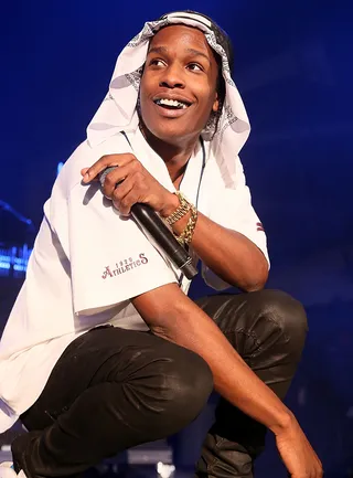 A$AP Rocky - We call this one the &quot;side-eye remix.&quot; Definition: Your tradition side-eye paired with a slight smirk. (Photo: Gary Miller/FilmMagic/Getty Images)