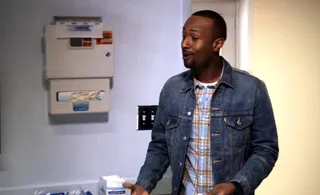 Throw You a Bone - Looks like Chris "endorsed" Oliver's joke. Oliver might even throw Kevin a bone.(Photo: BET)