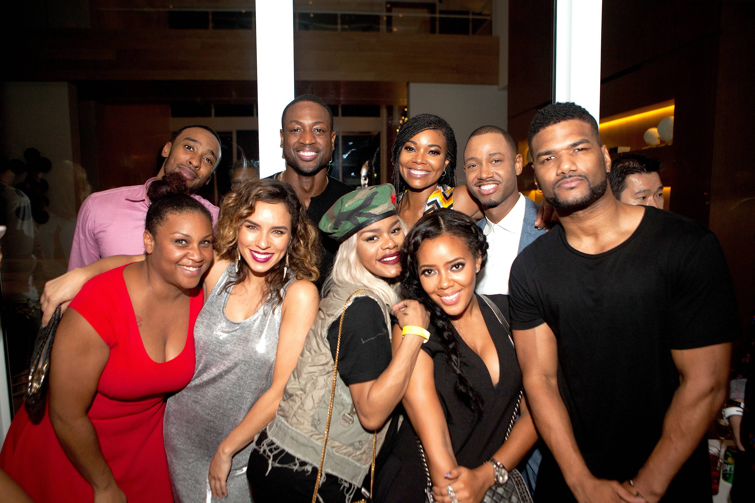 Teyana Taylor, Angela Simmons and Terrence J