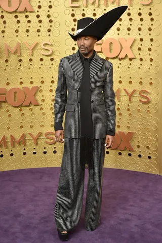 Billy Porter in custom Michael Kors - 2019 Emmy Award winner Billy Porter attends the 71st Emmy Awards. (Photo: David Crotty/Patrick McMullan via Getty Images)