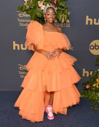 Eris Baker - Eris Baker arrives at the Walt Disney Television Emmy Party. (Photo: Gregg DeGuire/Getty Images)