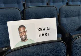 Real Award Seat of Hollywood - The hottest comedian in the game is back again. We wonder if he's situated in a section that allows him to either run on stage and do a skit with Chris Rock&nbsp;or have another moment with him similar to when Rock showed up on RHOH. (Photo: Kevin Winter/Getty Images for BET)&nbsp;