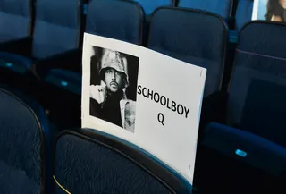 Top Dawg Is in the Hizzouse - Kendrick Lamar's TDE brethren ScHoolBoy Q reps for the West and the team at the BET Awards. We expect to see a stylish bucket hat to accompany that seat. (Photo: Kevin Winter/Getty Images for BET)&nbsp;