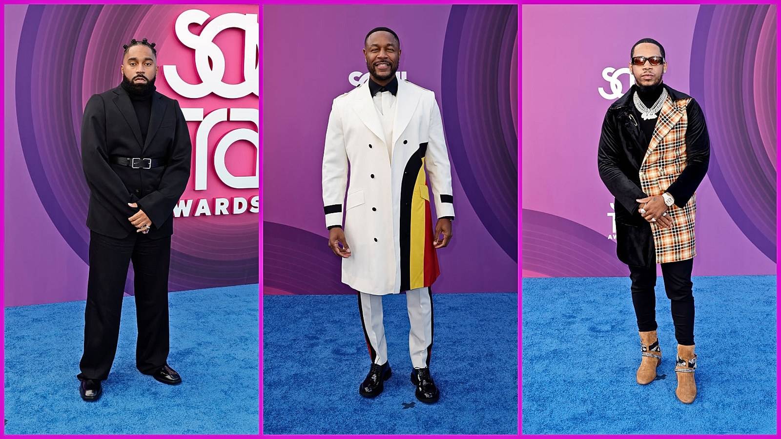 Red carpet ready Image 1 from Soul Train Awards 2022 The Most Stylish Men of the Night BET