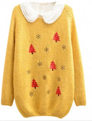 Chic Nova Christmas Snowflake Pullover Sweater - No ugly Christmas sweater party roundup is complete without a pick that looks like something an elderly loved one would gift you with it for the holidays. And you know what? We would actually wear this one in public! (Photo: Chic Nova)