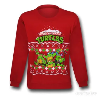 Teenage Mutant Ninja Turtles Ugly Christmas Sweater - Channel your inner child with this "turtle-y" awesome pick. (Photo: mypartyshirt.com)