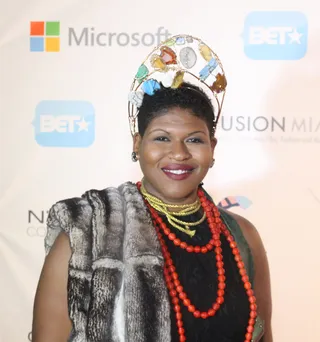 Stacy Barthe Is All Smiles on the Red Carpet - (Photo: Nathaniel Wilcox/BigCPhotos/Uncutimages)