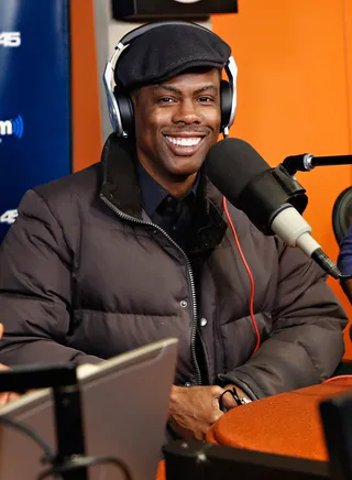 Hometown Hero - Chris Rock visits 'Sway in the Morning' on Shade 45 at SiriusXM Studios in New York City to promote his film Top Five.(Photo: Cindy Ord/Getty Images for SiriusXM)