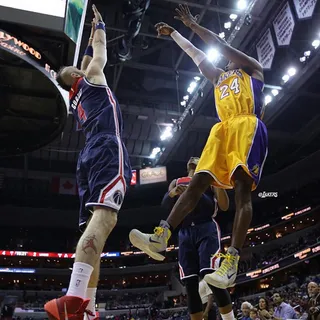The Black Mamba Still Has Plenty of Venom Left - Kobe Bryant still rises above centers for wet jumpers. Ask the Washington Wizards' Marcin Gortat.&nbsp;(Photo: Los Angeles Lakers via Instagram)
