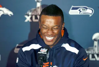 Damaryius Thomas: December 25 - The 6-foot-3 NFL wide receiver turns 27.(Photo by Jeff Zelevansky/Getty Images)