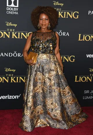 Alfre Woodard - Alfre Woodard was spotted wearing a stunning Badgley Mischka gown to the movie premiere in LA.(Photo: Jon Kopaloff/FilmMagic)