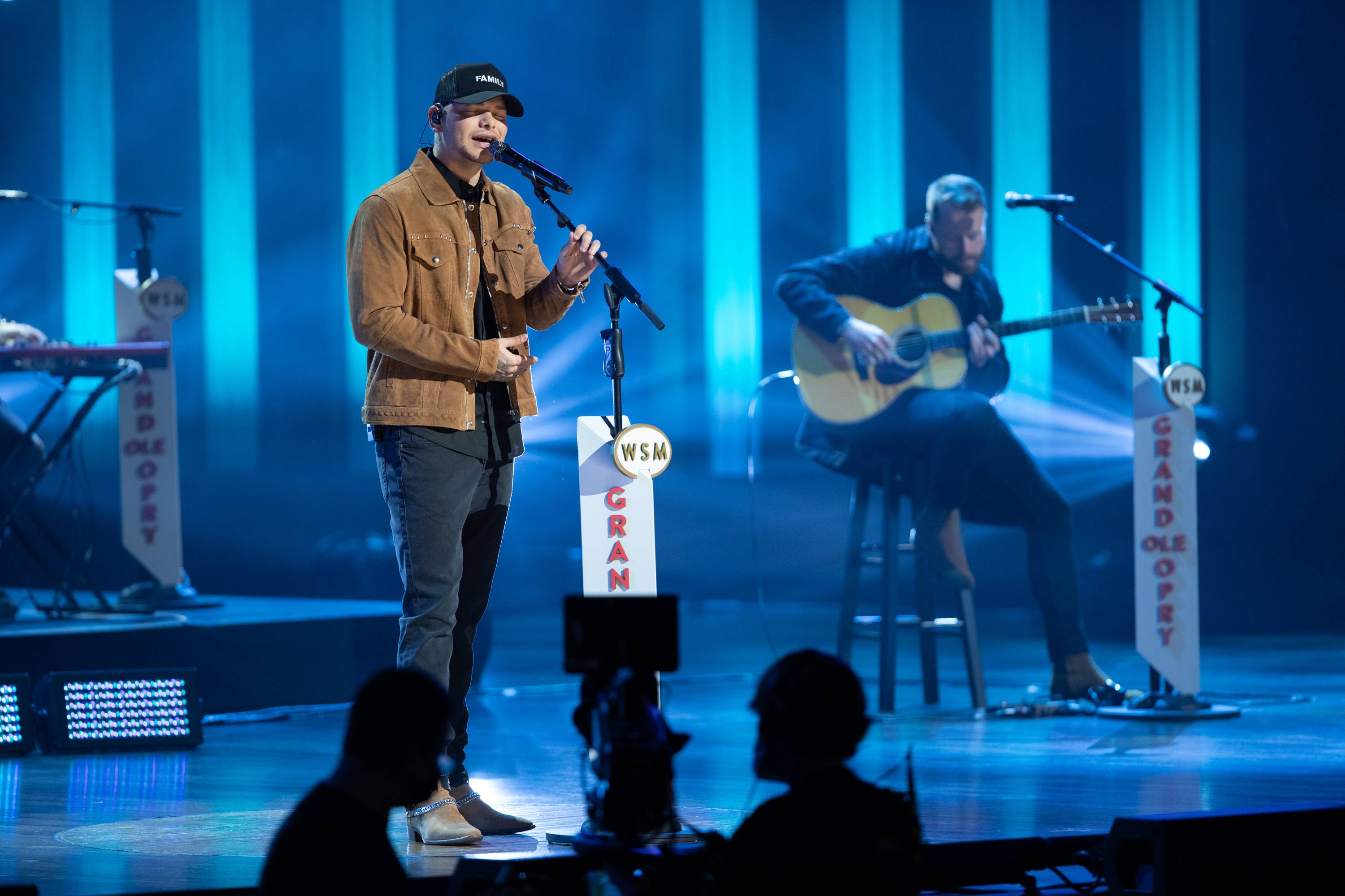 NASHVILLE, TENNESSEE - FEBRUARY 14: In this image released on February 14th, Kane Brown performs during the Grand Ole Opry: 95 Years Of Country Music special at the Grand Ole Opry in Nashville, Tennessee. The two-hour anniversary special featuring original performances, archival footage and behind the scenes stories airs tonight on NBC. (Photo by Chris Hollo/Grand Ole Opry/Getty Images)