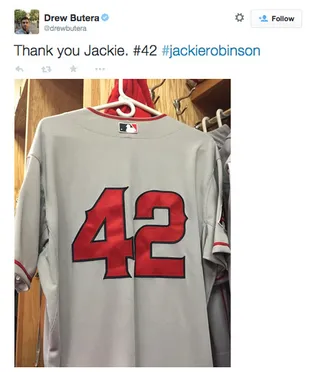 Drew Butera @drewbutera - Classy gesture from the Los Angeles Angels' catcher.(Photo: Drew Butera via Twitter)