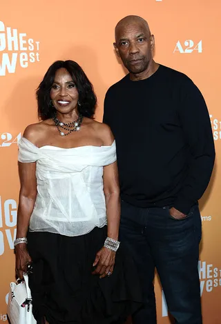 Denzel and Pauletta Washington 2025