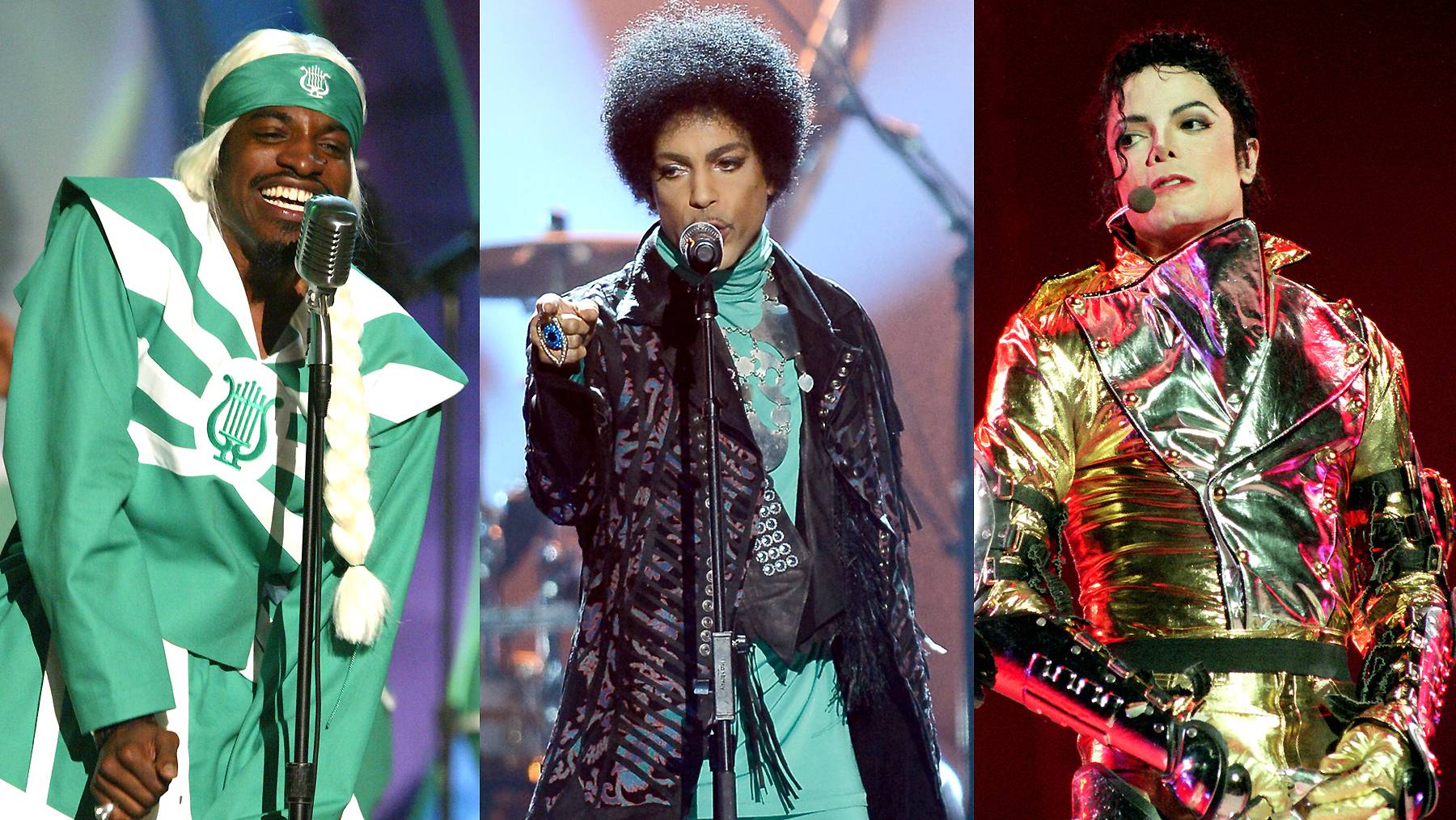 Andre 3000, Prince, Michael Jackson
