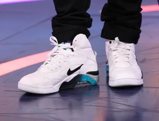 Air Force 180 - Air Force 180 – White/Teal  (Photo: Bennett Raglin/BET/Getty Images for BET)