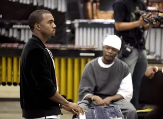 Kanye West @kanyewest - Tweet: Ten years ago today we finally released what had been my life's work up to that point: The College Dropout.&nbsp;(Photo: Tim Klein/Getty Images)