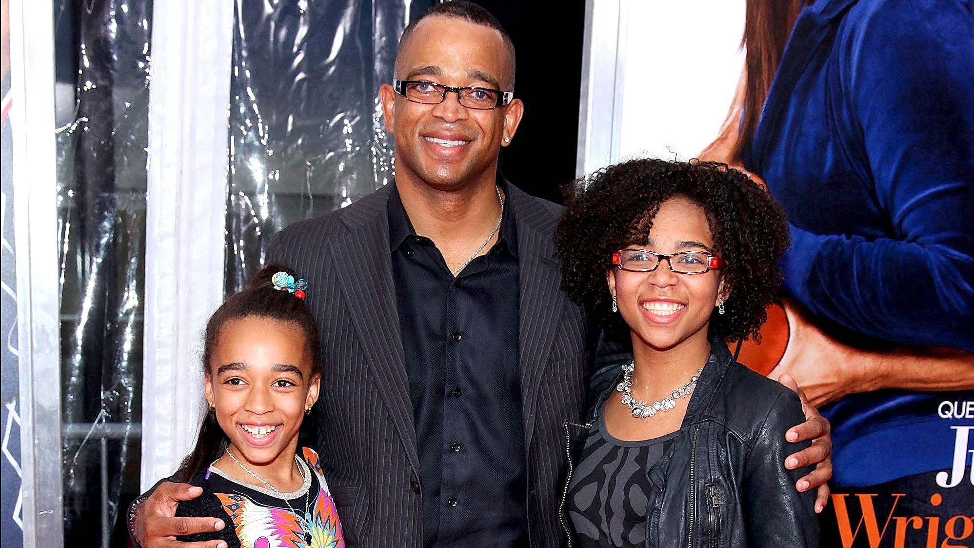 NEW YORK - MAY 04:  (L-R) Syndey Scott,  ESPN Sportscaster Stuart Scott, and Taylor Scott attend the premiere of "Just Wright" at Ziegfeld Theatre on May 4, 2010 in New York City.  (Photo by Mike Coppola/FilmMagic) *** Local Caption *** Stuart Scott;Taylor Scott;Sydney Scott