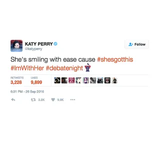 Katy Perry - The confidence is real.(Photo: Katy Perry via Twitter)