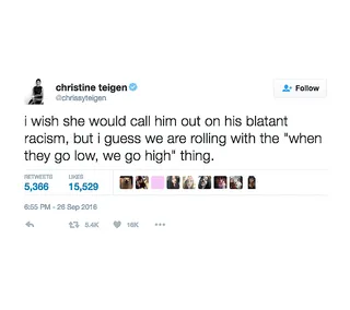 Chrissy Teigen - We guess...(Photo: Chrissy Teigen via Twitter)