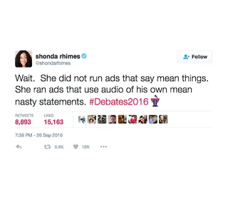 Shonda Rhimes - ClockedT!(Photo: Shonda Rhimes via Twitter)