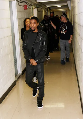 Black Fresh - Rockie Fresh is excited backstage at 106.(Photo: Bennett Raglin/BET/Getty Images for BET)