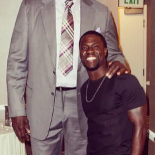 On Better Terms? - Kevin posed with Shaq for a hilarious pic. Looks like Diesel was too tall for the camera lens! We're also guessing they are on better terms than the last time they encountered each other.&nbsp;  (Photo: Instagram via Kevin Hart)&nbsp;