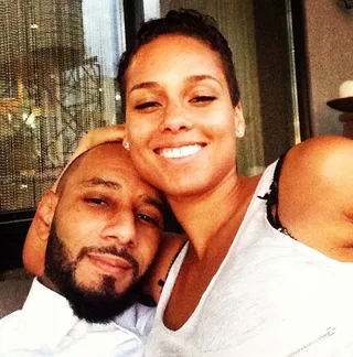 Swizz Beatz @therealswizzz - Everyday birthday. Swizz is lovin' life right now with this "good morning" pic of him and the wife Alicia.(Photo: Courtesy Instagram via Swizz Beatz)