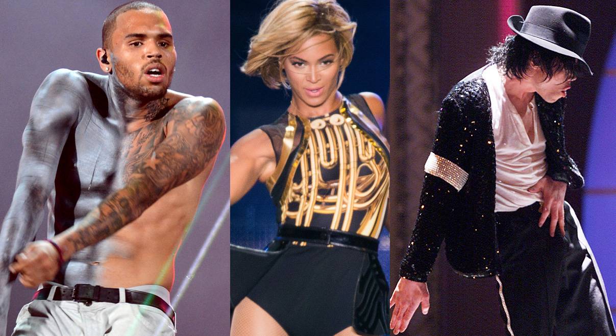 Chris Brown, Beyoncé, Michael Jackson