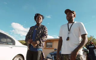 Brothers 4 Life - Ace Hood enjoys hanging with his main homies. (Photo: BET)