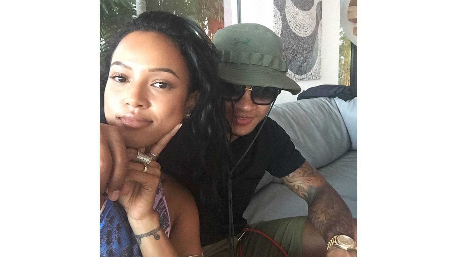 Karrueche Tran Ruins Chris Brown's Day by Posting Selfie With Soccer Stud |  News | BET, image size:1600x900