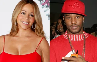 "Boy (I Need You)" feat. Cam'ron - Mariah transformed Cam's breakthrough hit "Oh Boy" into a sweet R&amp;B plea for love for this 2002 single.  (Photos from left: Cindy Ord/Getty Images, LK/ WENN)