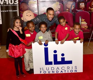 Luda Loves the Kids - Ludacris takes some kiddies to attend the 20th Century Fox&nbsp;Peanuts Movie VIP Red Carpet Screening in Atlanta.(Photo: Paras Griffin/Getty Images for 20th Century Fox/Allied Integrated Marketing)