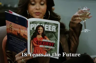 Lady Queen Tasha - But of course in the future Tasha envisions herself as being even more fabulous. All hail!(Photo: BET)