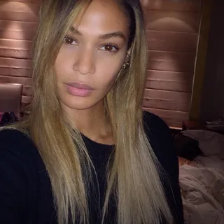 Joan Smalls - Runway sensation Joan Smalls goes blonde. Her weekend dye job has us contemplating lighter locks for spring.  (Photo: Joan Smalls via Instagram)