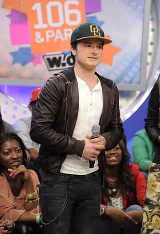 A Lister - John Hutcherson visits 106 &amp; Park (Photo: John Ricard / BET)