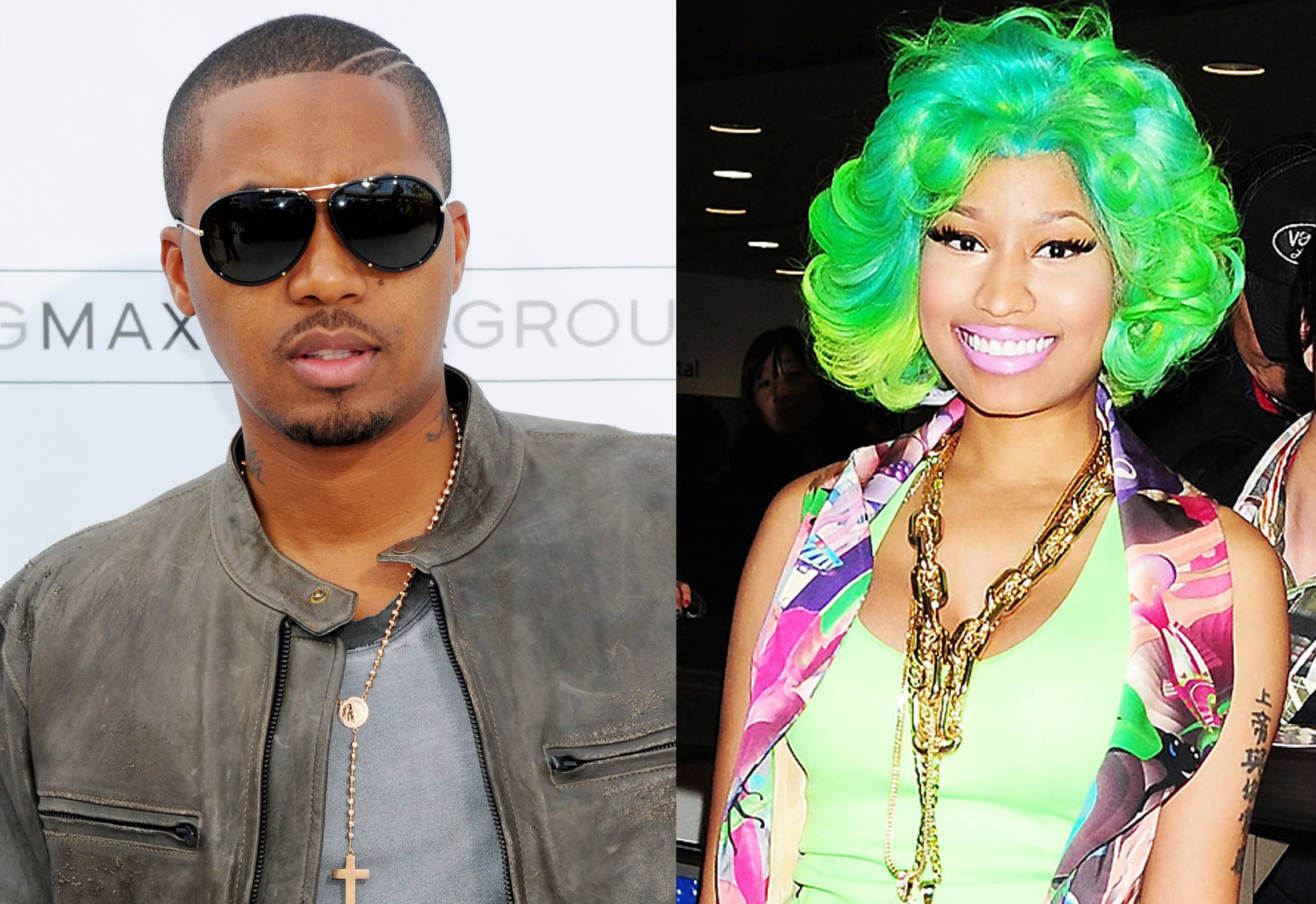 Nas on appearing on Nicki Minaj’s Pink Friday: Roman Reloaded: - “Nicki hit us up, I got love, so it was nothin' — I did the record. It's hip hop music; music is music. If I feel it, I can get on it. I heard the track, I felt it, I loved it."(Photos from left: Kristian Dowling/PictureGroup,&nbsp; Jun Sato/WireImage)