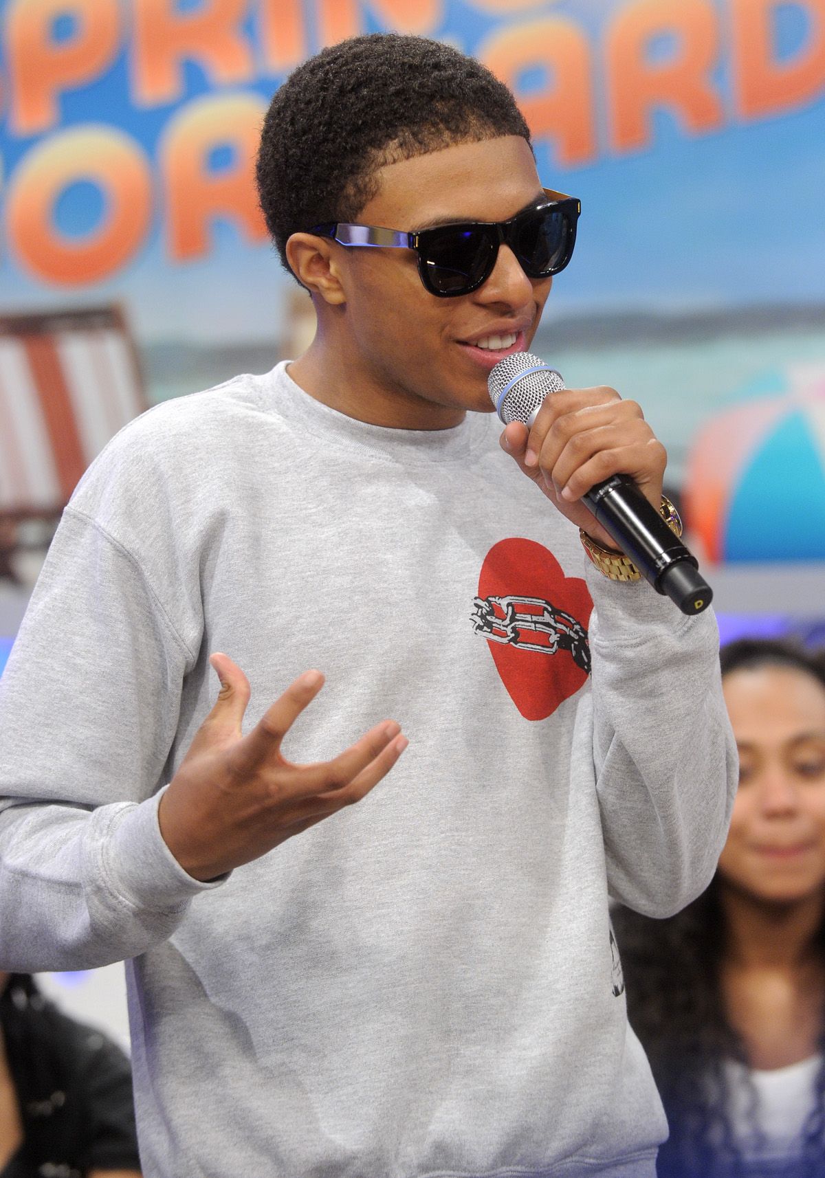 Can't Wait - Diggy Simmons talks about the release of his new album at 106 &amp; Park, March 20, 2012. (Photo: John Ricard/BET)