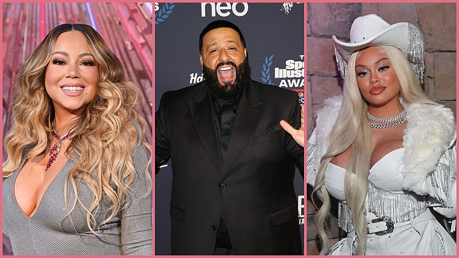 Mariah Carey lights the Empire State Building in celebration of the 25th anniversary of "All I Want For Christmas Is You", DJ Khaled attends The 2021 Sports Illustrated Awards at Seminole Hard Rock Hotel & Casino, Latto attends Big Latto Wild Wild Souf Birthday Event.