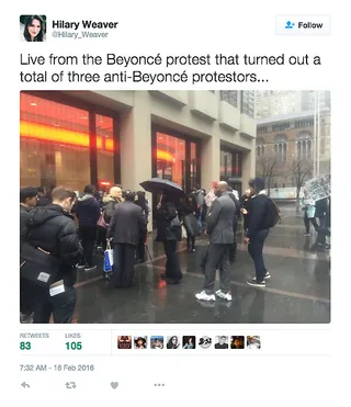 3: The Number of Destiny's Child Members - (Photo: Hilary Weaver via Twitter) &nbsp;