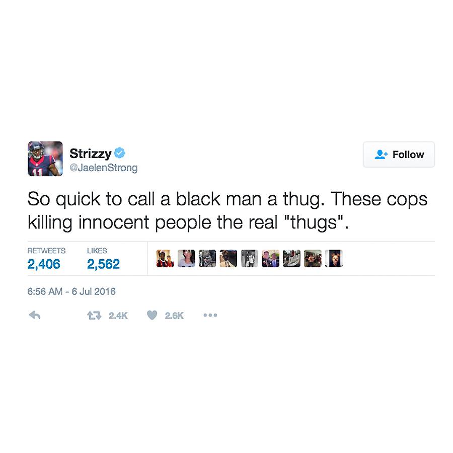 Jaelen Strong - @JaelenStrong(Photo: Jaelen Strong via Twitter)